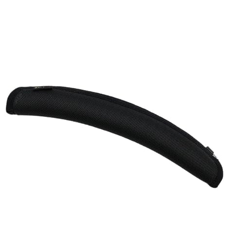 Headphone Headband Cover Sleeve for DT270PRO Sweat Absorbent Design with Zippers Closure Antislip Feature Breathable Headband Sleeve for Headphones - color: Black