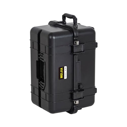 MEIJIA All Weather Waterproof Hard Camera Case,Hard Case,With Customized Fit Foam Included, Elegant Black,Fit for Drones,camera,lens (20.87"x12.72"x12.76") - size: 20.87"x12.72"x12.76"