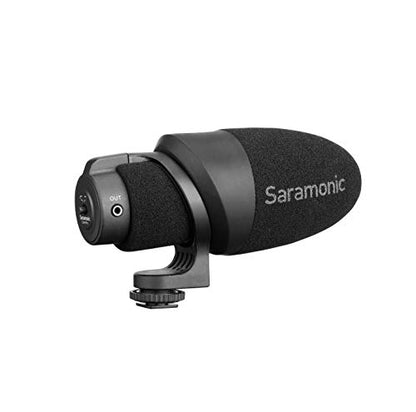 Saramonic Shotgun Microphone for DSLR, Mirrorless, Video Cameras, Smartphones & Tablets (CamMic) | Video Cameras, Mirrorless, Smartphones & Tablets (CamMic)