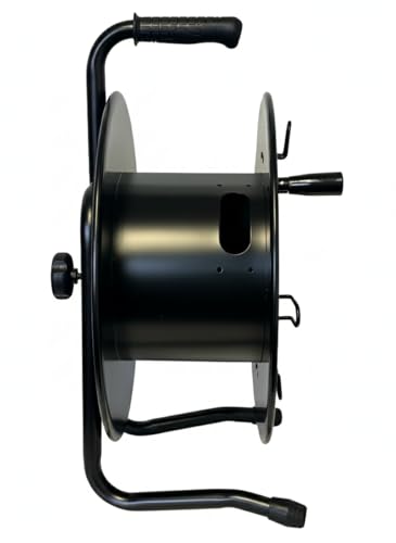 Audio2000'S ADC271D Heavy-Duty Portable All Metal Cable Reel/Cord Reel, Capacity: 920 feet of 6mm Cord