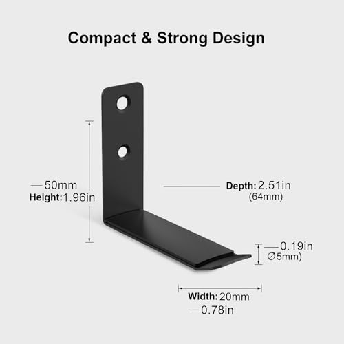 Heavyrain 2PCS Under Desk Headphone Hanger | Storage Hook Metal Desk Edge Hook Hanger with Clamp-On Design (Small) - size: Small