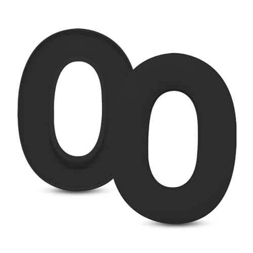 WH-1000XM6 Silicone Ear Pads Cover for Sony WH-1000XM6 Headphones,Ear Cushion Protector, Headphones Accessories Non-slip washable(Black)