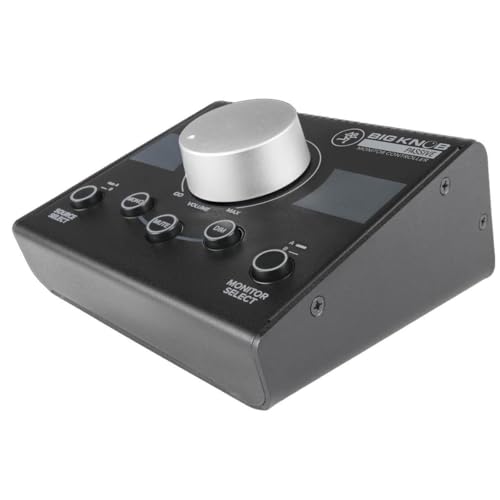 Mackie Big Knob Passive (Non-Powered) 2x2 Studio Monitor Controller – Signal Attenuator for Pro Audio | Passive audio path with 2x2 monitor switching for volume control, source selection and monitor mixing - size: Passive 2x2