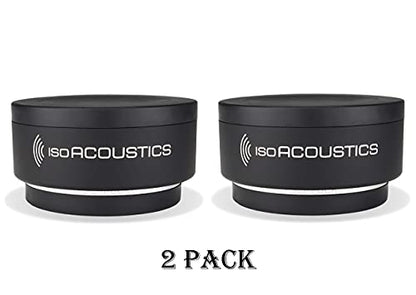 IsoAcoustics Iso-Puck Series Acoustic Isolators (Iso-Puck, 20 lbs max/Unit, 2-Pack) - size: Iso-Puck, 2 Pack