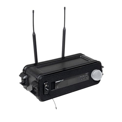 Shure by Gator Solution Series Molded ATA Case for a Single Wireless Mic System; (SH-WSYS-CASE) - size: Hardshell Case, style: Single Wireless System