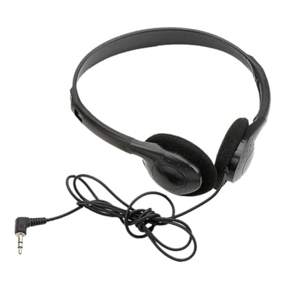 Happyyami Wired Noise Reduction Headset for Tablet Ergonomic Over Ear Headphones Lightweight and Comfortable Design for Long Use Durable and Practical for Home Office Work