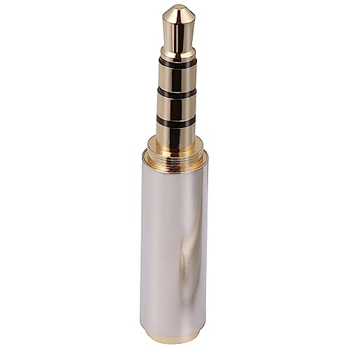 3.5mm Male to 2.5mm Female Stereo Audio Headphone Jack Adapter Converter, Gold Plated - style: 3.5mm Male to 2.5mm Female