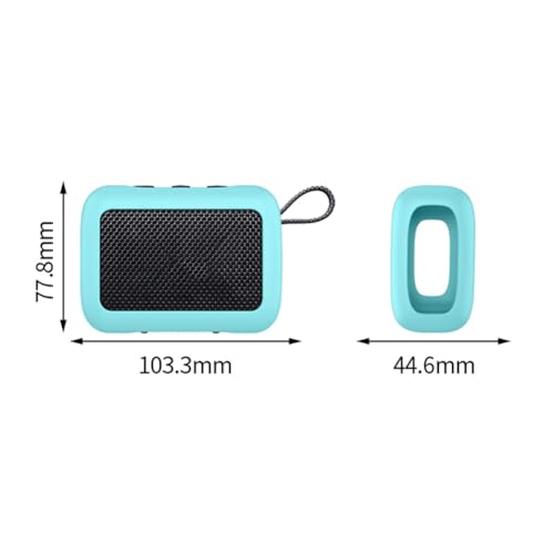 for JBL Go 5 Waterproof Bluetooth Speaker Silicone Cover Case, Silicone Case Compatible with JBL GO 5 Bluetooth Speaker Shockproof Protective Cover，Portable Silicone Travel Case, Protective Skin Case - color: pink