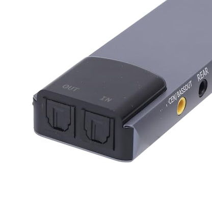 GOWENIC External Sound Card, USB Sound Card Adapter with CM6206LX Noise Reduction Chip for Win 98 ME 2000 7 8 Vista, 5.1 7.1 Channel Optical Input Output Digital Recording
