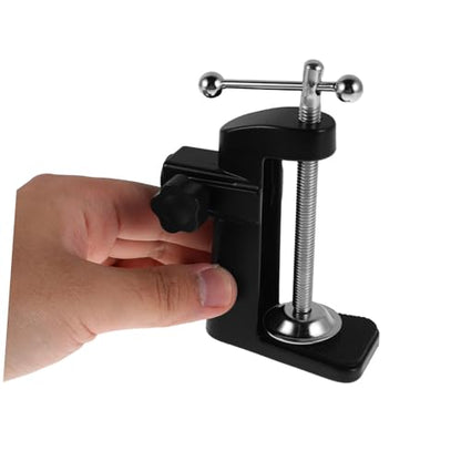 Toyvian Adjustable Microphone Boom Arm Stand: Metal Base Desk Mount Clamp for Streaming Podcasting Recording - Compatible with Various Mic