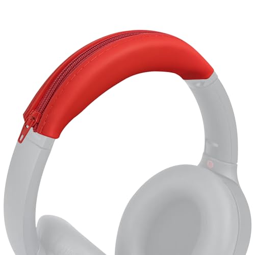 Replacement WH-1000XM4 Silicone Headband Cover Compatible with Sony WH-1000XM4, WH-1000XM3, WH-CH720N, WH-XB910N Headphones, Sweatproof & Washable Headband Cover Accessories (Red) - color: Red