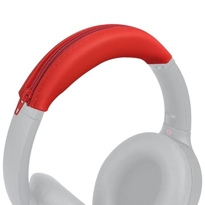 Replacement WH-1000XM4 Silicone Headband Cover Compatible with Sony WH-1000XM4, WH-1000XM3, WH-CH720N, WH-XB910N Headphones, Sweatproof & Washable Headband Cover Accessories (Red) - color: Red