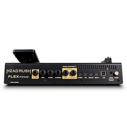 HeadRush Flex Prime Electric Guitar Multi-Effects Pedal | Multi-Effects Processor with Amp Cloner, Looper, Auto-Tune, Wi-Fi, Bluetooth, Touchscreen, Drum Machine, Neural Amp Modeler - style: Flex Prime