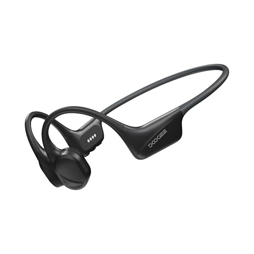Bone Conduction Headphones, IP68 Waterproof Swimming Earbuds, 10-Hour Battery Life, Bluetooth 5.4 Wireless, 32 GB Storage, MP3 Mode, Ideal for Cycling, Swimming, and Fitness (Black) - color: BLACK