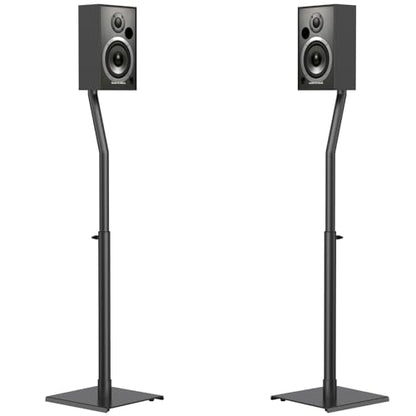 USX MOUNT Universal Speaker Stands, Height Adjustable Extend 30.0" to 39.1" for Satellite Speakers & Small Bookshelf Speakers up to 11 lbs Per Stand, 1 Pair Floor Stands for Sony Bose Polk JBL Yamaha - size: 30" to 39.1"