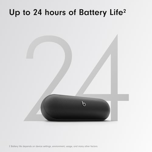 Beats Pill - Wireless Bluetooth Speaker with 20W Power Adapter - Matte Black - color: Matte Black, style: With Power Adapter