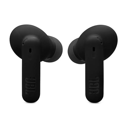 JBL Vibe Beam 2 Case Bundle (Black) True Wireless Noise Cancelling Earbuds, Pure Bass, Smart Ambient, 4 mics, 40H Playback, IP54 Water/dust Resistant with Expo Gear Weather-Resistant Hard-Shell Case - color: Black