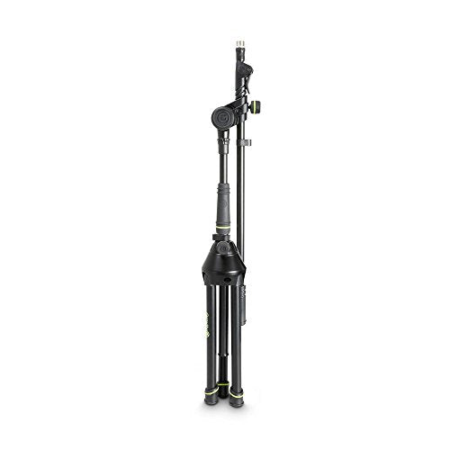 Gravity Microphone Stand GMS 4222 B Short Tripod Microphone Stand with Telescoping Boom 2-Point Adjustment, black - style: Modern
