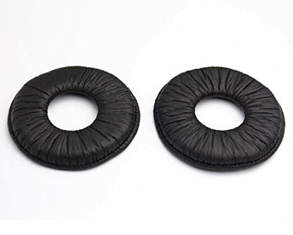 MDR-ZX100 Earpads Replacement Protein Wrinkle PU 70mm Ear Pads Cushions Cover Repair Parts Compatible with Sony MDR-ZX310 ZX330BT MDR-ZX110 ZX330 ZX300 ZX600 V150 V300 Headphones (Black) - color: Black