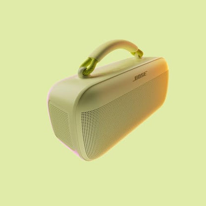 Bose SoundLink Max Bluetooth Speaker - Portable Wireless Party Speaker, IP67 Waterproof, Rope Handle, Up to 20 Hours of Playtime, USB-C, Built-in 3.5mm AUX Input, Citrus Yellow - Limited Edition Color - color: Citrus Yellow