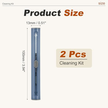 Earphone Cleaner Kit Earbud Phone Cleaner Tool,Dark Blue - color: Dark Blue