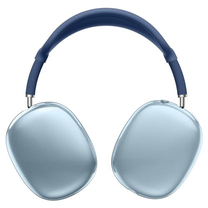 Compatible with Apple AirPods Max Case,Clear Soft TPU Anti-Scratch,Ear Pad Case Cover/Ear Cups Cover/Headband Covers for AirPods Max Headphones,Blue - color: D-Blue, size: Clear case