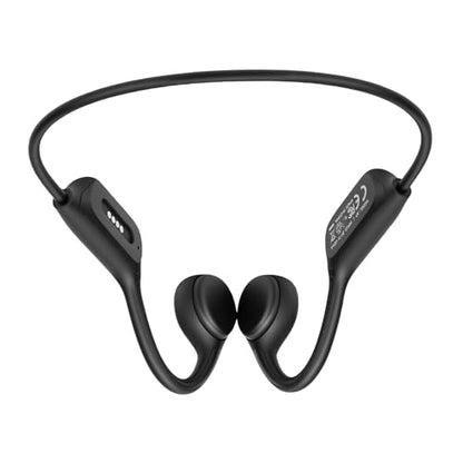 Bone Conduction Headphones Bluetooth, Water Proof Headphone with 32GB MP3 Player, IPX8, Bluetooth 5.4, Open Ear Sports Earphone for Swimming Running Cycling (Black) - color: Black