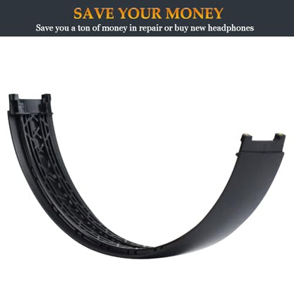 Beat Studio 3 Headband and Hinges Same as the OEM Arch Band + Hinge Repair Kit Compatible with Beats Studio3/A1914, Studio 2 Wired/Wireless (B0500/B0501), Studio Pro/A2924 Headphones (Shadow Gray) - color: Gray