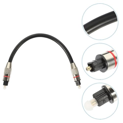 Digital Optical Audio Cable for Tv with Male to Male Fiber Cord, 1 Meter PVC and Pmmc Material, Reliable Digital Transmission Medium, for Home Theater System and Audio System