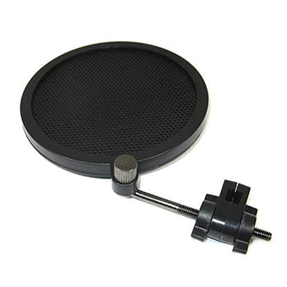 Small Microphone Double Layer Iron Mesh Pop Filter Shield
