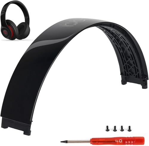 Studio 2 Headband as Same as The OEM Arch Band B0501 Replacement Parts Accessories Compatible with Beats by Dr. Dre Studio2 Wired/Wireless (Model B0500/B0501) Headphones (Gloss Black) - color: Gloss Black