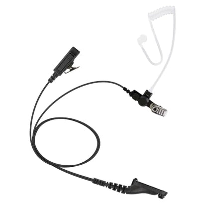 BCT22-M9 2-Wire Surveillance Acoustic Tube Earpiece with PTT Mic Compatible with Motorola Radios APX 8000 APX 7000 4000 XPR 7580e 7380e XPR 7550 7350e 7350 APX6000 APX7000 APX8000 XPR7550 - size: 1