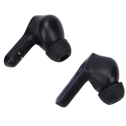 Low Latency Wireless Earbuds Dual Connection for Gaming Console Laptop Tablet IPX5 Water Proof Earphones (2.4GHz Adapter Included) (Black) - color: Black