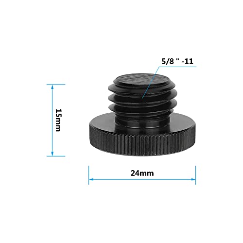 CAMVATE 1/4"-20 Female to 5/8"-11 Male Screw for Tripod Laser Level Bosch | Aluminum
