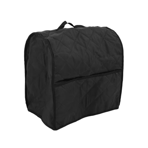 ‌Stand Mixer Cover with Storage Pockets and and Handle Dust Proof Protective Bag for 4.5QT Mixers and Small Kitchen Appliances(Black) - color: Black
