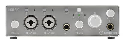 Steinberg IXO22 2x2 USB 2.0 24-Bit/192kHz Audio Interface With Cubase AI, Cubasis LE and Steinberg Plus Software - color: White, style: IXO22