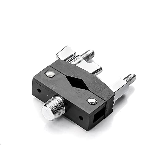 Gibraltar Hinged Microphone Clamp with Integrated Gooseneck Thread Mount, Compatible with 1/2 to 1-1/2 Inch Diameter Tubes, Durable Touring-Grade Construction, Drum Rack and Stand Attachment, (SC-DMM) - style: SC-DMM