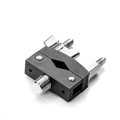 Gibraltar Hinged Microphone Clamp with Integrated Gooseneck Thread Mount, Compatible with 1/2 to 1-1/2 Inch Diameter Tubes, Durable Touring-Grade Construction, Drum Rack and Stand Attachment, (SC-DMM) - style: SC-DMM