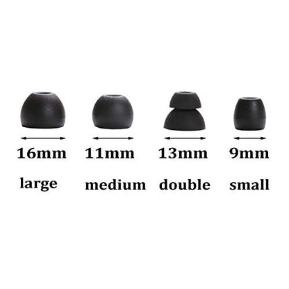 Replacement Eartips Silicone Earbuds Buds Set for Powerbeats Pro Beats Wireless Earphone Headphones,4 Pair (Black) - color: Black