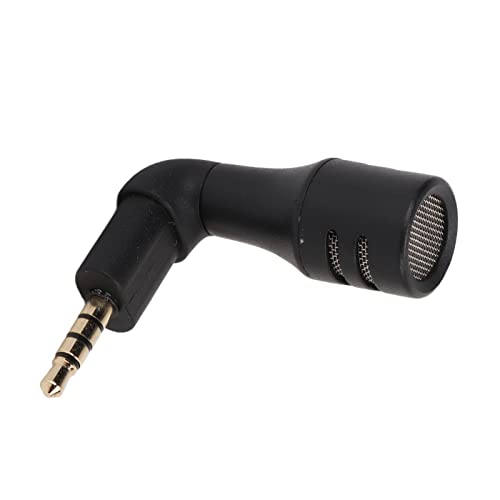 Mini Directional 3.5mm Jack Microphone - 360° Surround Audio, Portable Compact Size, High Sensitivity, Plug & Play for Smartphones & Tablets