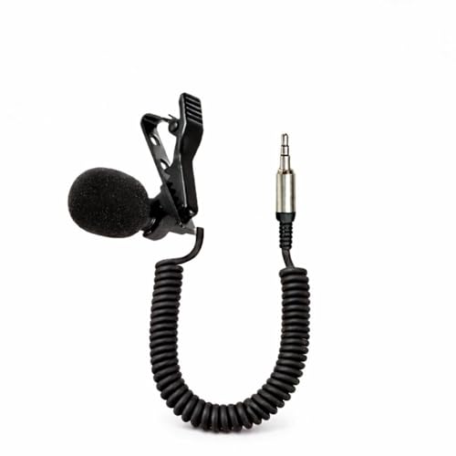 Noise Canceling Short Wire Microphone for Motovloggers Compatible with Gopro Hero 7/8/9/10/11/12 Mediamod/Mic Adapter and All Action Camera