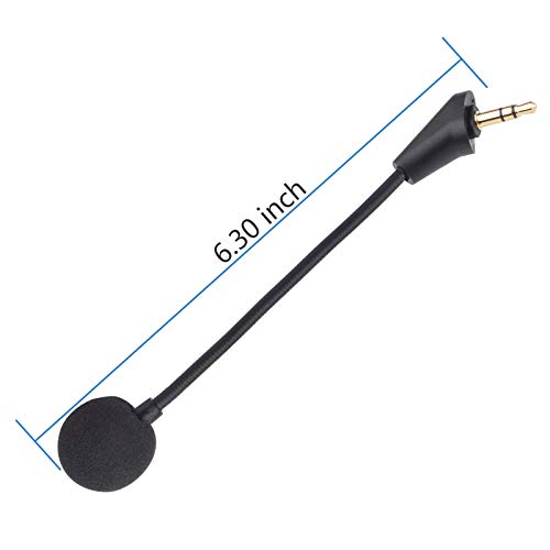 Alitutumao Replacement Cloud Alpha Game Mic 3.5mm Detachable Microphone Boom Compatible with Cloud Alpha Gaming Headset