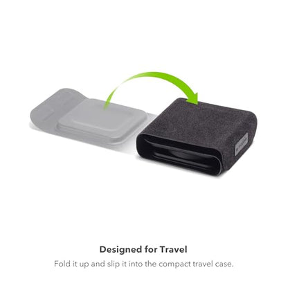 Mophie 3-in-1 Travel Charger v2 with MagSafe - Portable Wireless Charging Hub, Compatible with Apple Devices, iPhone 17/16/15/14/13/12, Apple Watch Series 11 to 1 & Ultra, AirPods Pro/3rd Gen, Black - color: Black, style: Gen 2