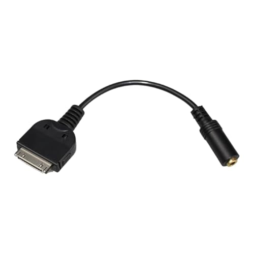 AUX Cable for iPod 30pin Male to 3.5mm Female Stereo with 10cm Long Cable