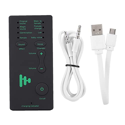 Portable Mini Voice Changer Live Broadcast Sound Card for Mobile Phone PC p0 s4 ps 5 and More , External Sound Card , No Drivers Needed , External Sound Card Audio Card Audio Card Live Card Phone Card