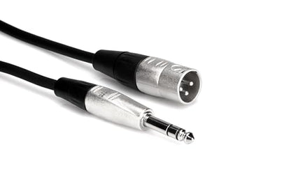 Hosa HSX-010 Pro Balanced Interconnect - REAN 1/4-inch TRS Male to XLR3 Male - 10 Foot | REAN 1/4-inch TRS Male to XLR3 Male, 10 Foot