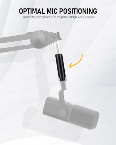 3 Inch Mic Stand Extension Tube KE26X, 5/8-27 Male to Female, 1 Pack - size: 3-INCHS