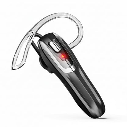Trucker Bluetooth Headset Wireless, 38H Talk Time Bluetooth 6.0 Headphones with Dual Mic Noise Cancelling, Lightweight Hands-Free Earpiece for Truck Taxi Delivery Drivers, Long Battery Life Headset