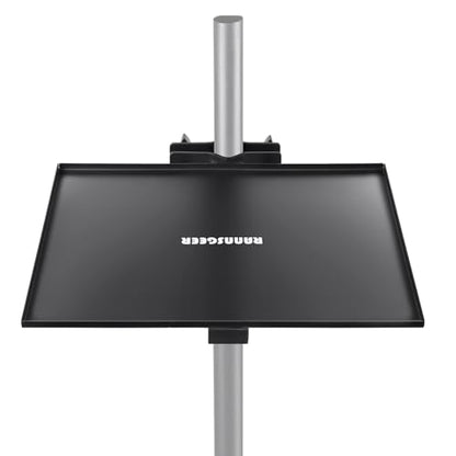 Heavy Duty Metal Square Tray, 15.8x15.8 | For Tripod Speaker Stand, For Mobile TV Stand - size: 15.8" x 15.8"