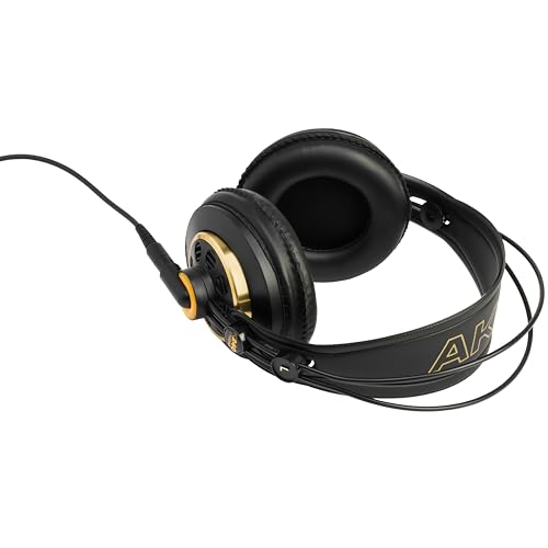 AKG K240STUDIO Semi-Open Studio Headphones | XXL transducers with Varimotion diaphragms and 55 Ohm impedance for mixing, mastering and playback - style: Over Ear Headphones